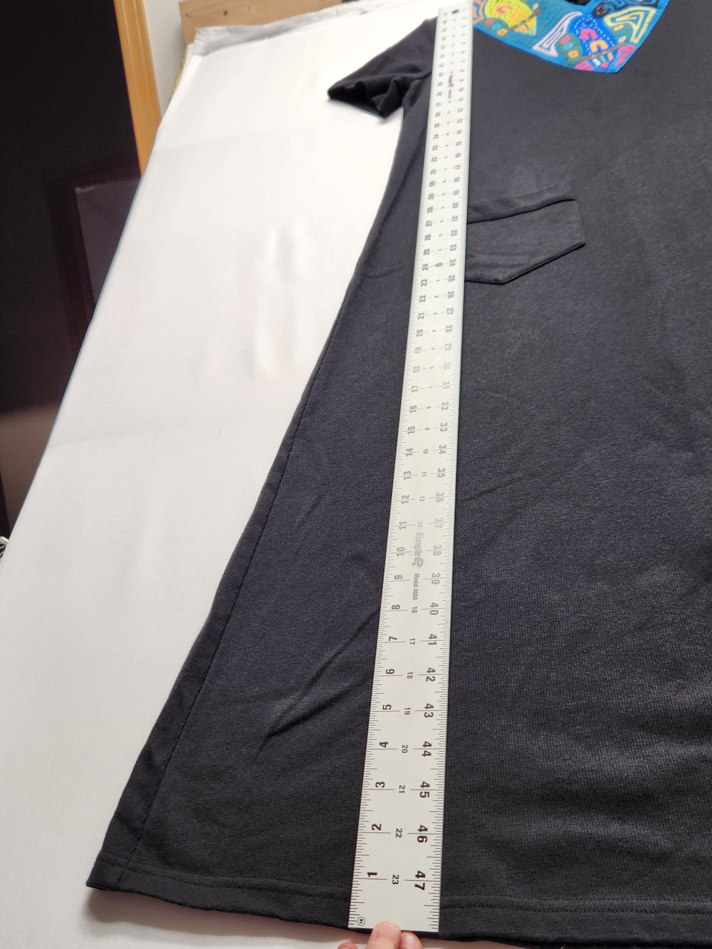 ⭐️Vintage Seds Crafts Panama Mola Appliqué Cotton Maxi Dress Boho Artisan XLarge - Picture 5 of 14